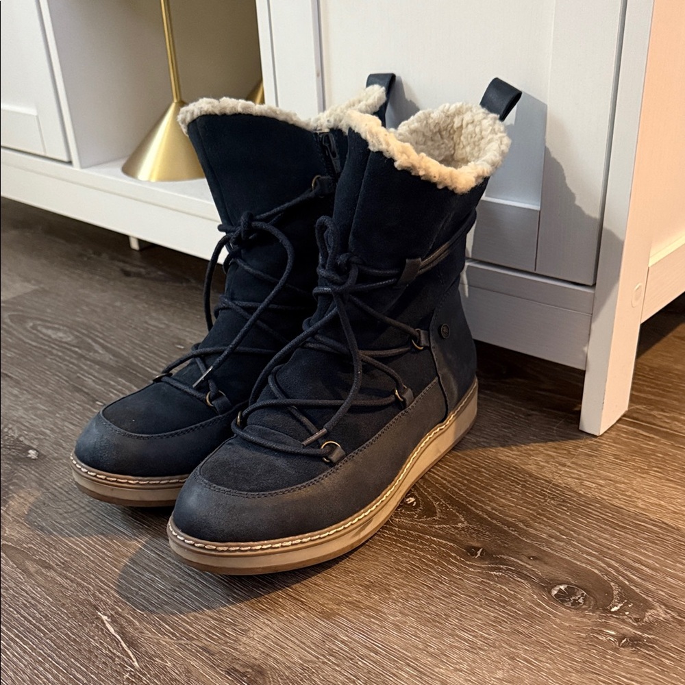 Women's Blue Winter Boots